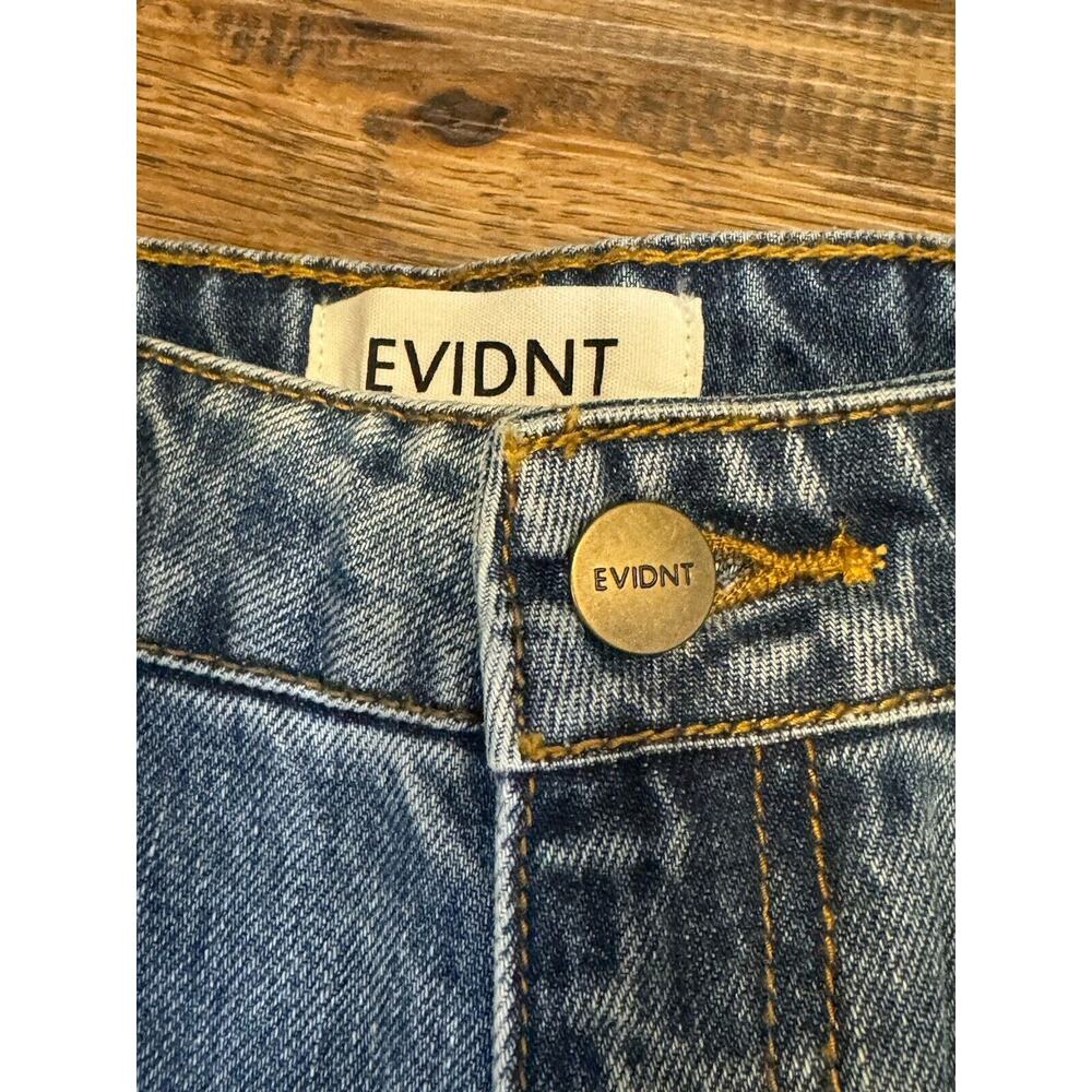 EVIDNT Los Angeles Malibu Medium wash distressed Girlfriend Jeans LULUS MSRP $80 - Picture 11 of 15